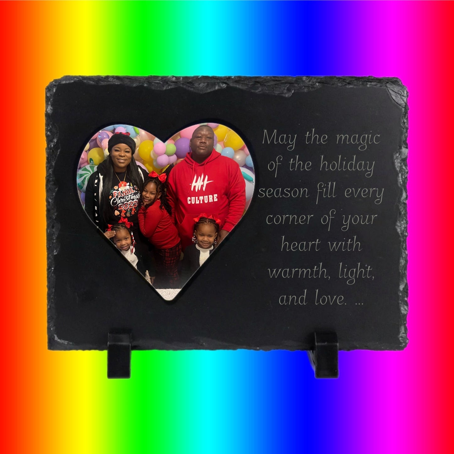 Sublimation / Laser engraving ROCK SLATE PLAQUE (multiple variants) We Sub’N