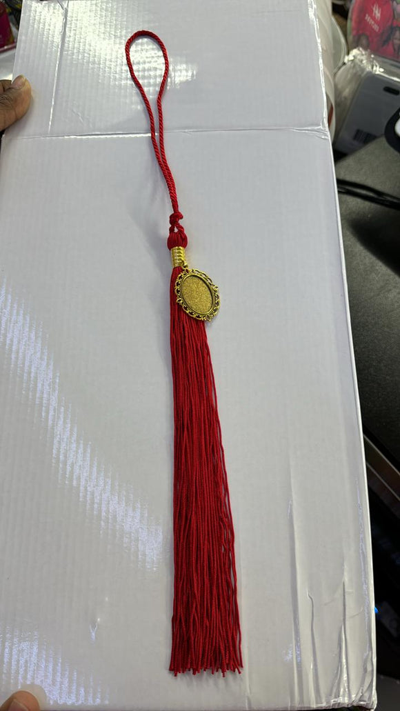 Sublimation Graduation cap charm with tassel (NO YEAR WILL BE ADDED)