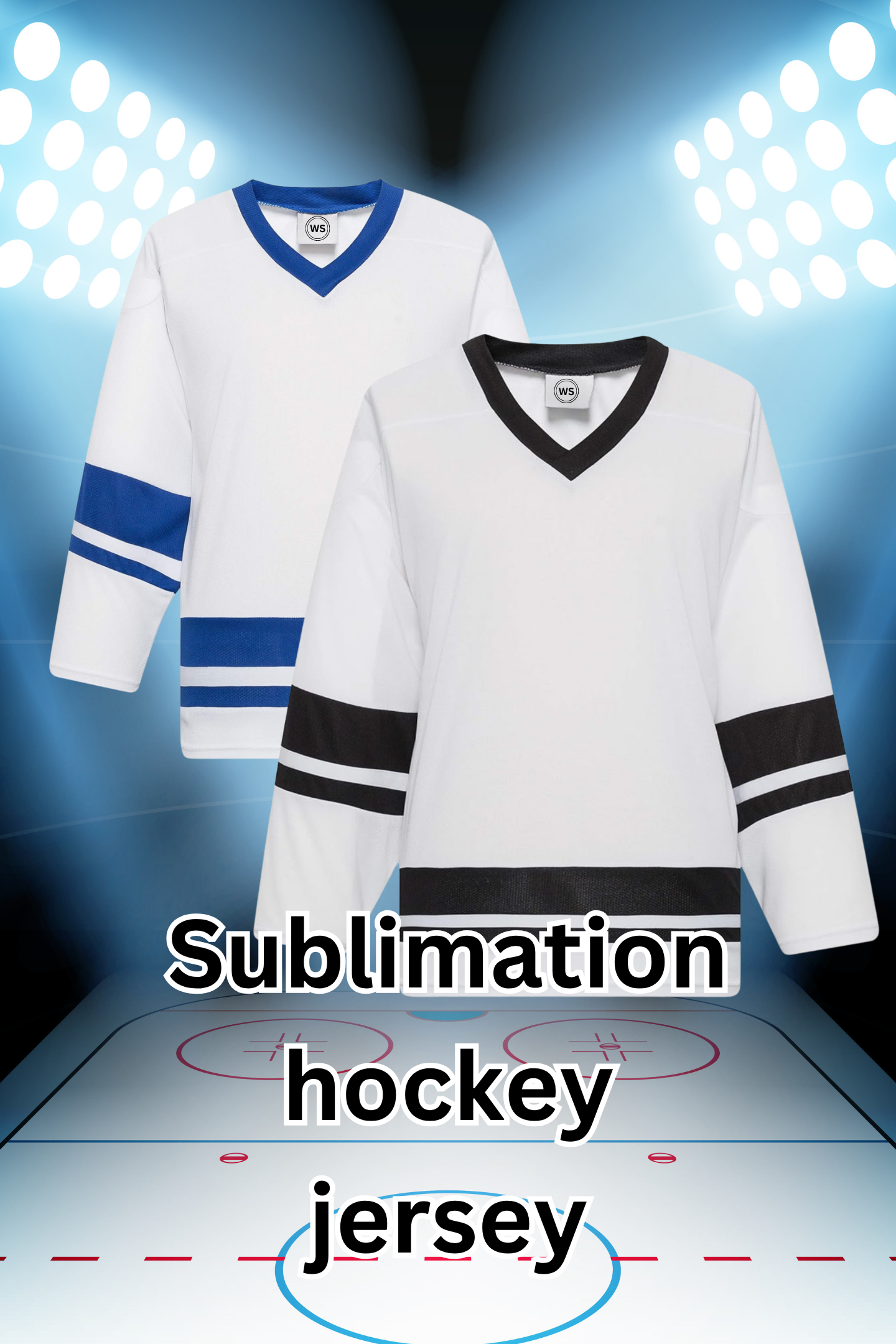 Premium Sublimation mesh hockey jersey (not thin cheap material 