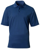 Short sleeve mesh polo shirt 100% polyester (not dri fit clingly feel)