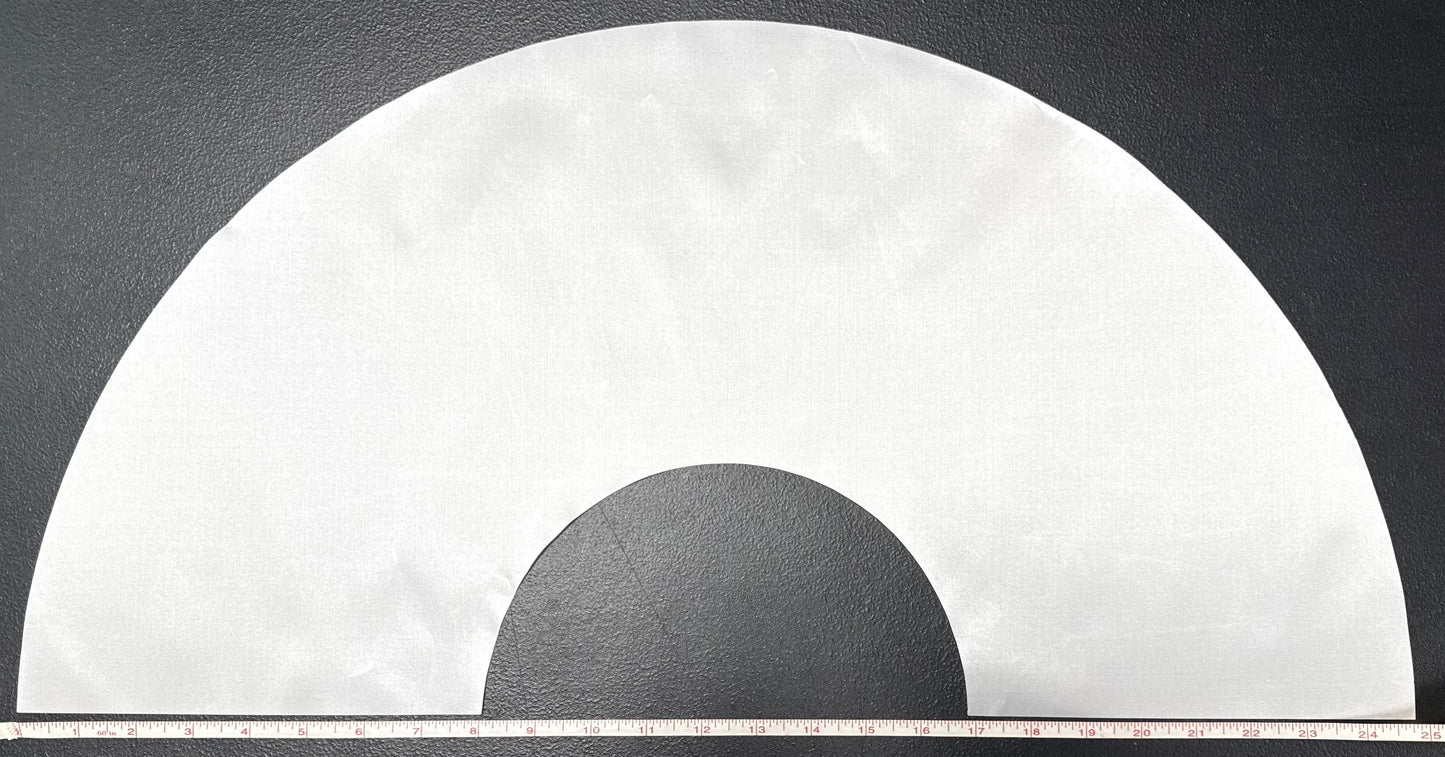 Sublimation New improved satin clack fan fabric only We Sub’N