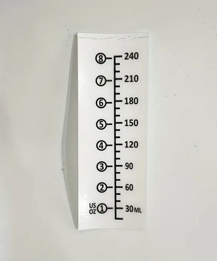Sublimation blank GLASS 8oz baby bottle We Sub’N