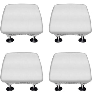 Sublimation double sided headrest cover set of 4