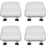 Sublimation double sided headrest cover set of 4