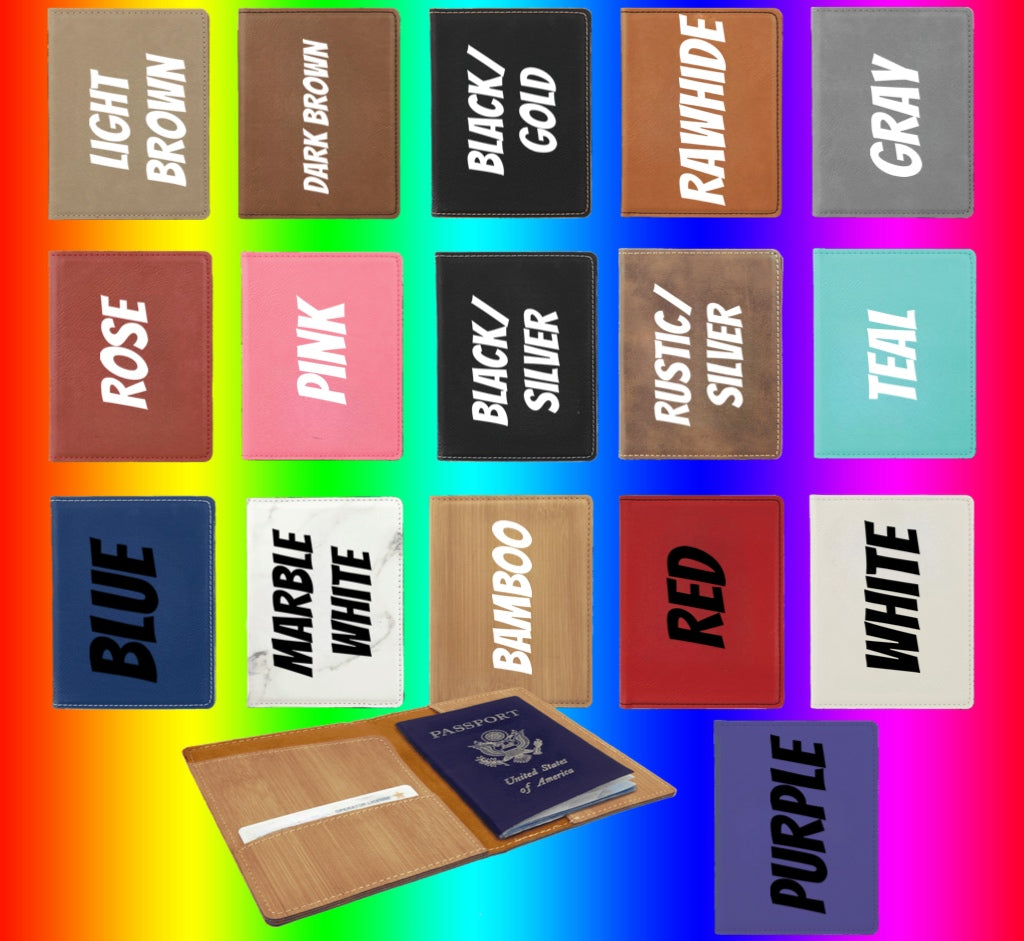 Faux leather passport cover We Sub’N