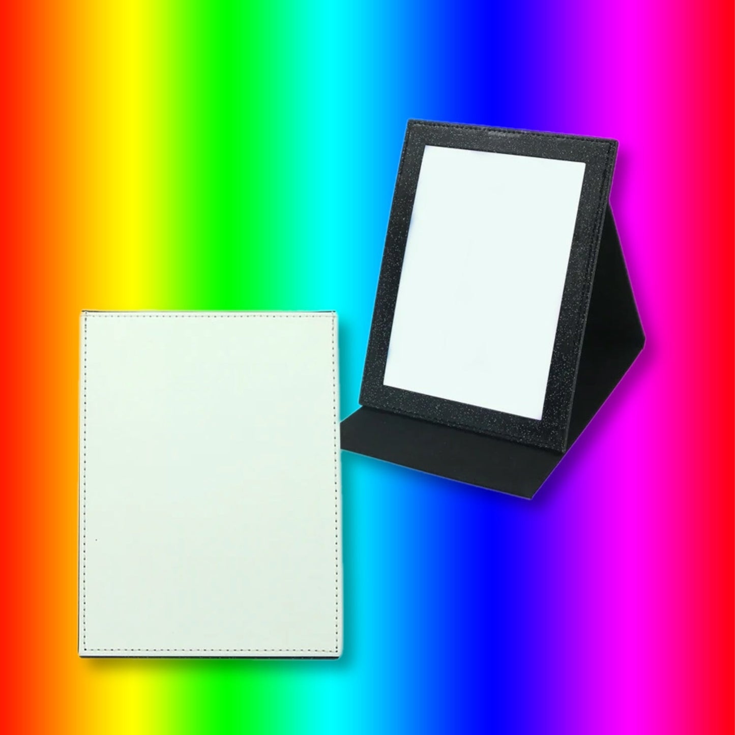 Sublimation desktop travel vanity mirror We Sub’N