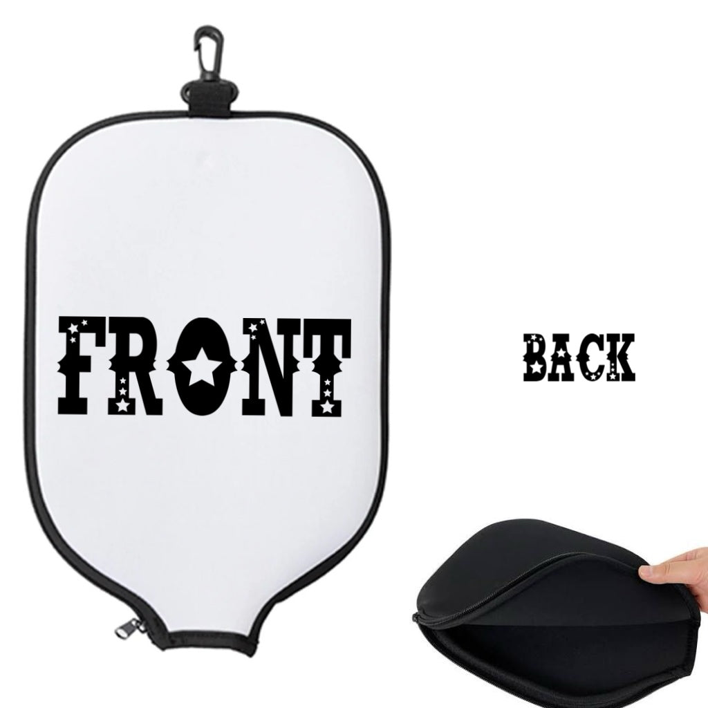 Neoprene Sublimation Pickle Ball Paddle Holder We Sub’N