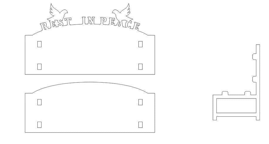 Sublimation Mdf souvenir BENCH (multiple variants) We Sub’N LLC