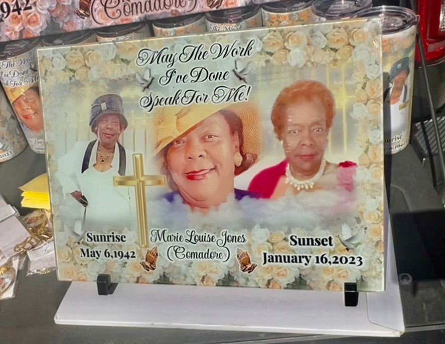 15.5 x 11.5 tampered cutting board / Photo Frame / glass plaque For Sublimation Printing We Sub’N