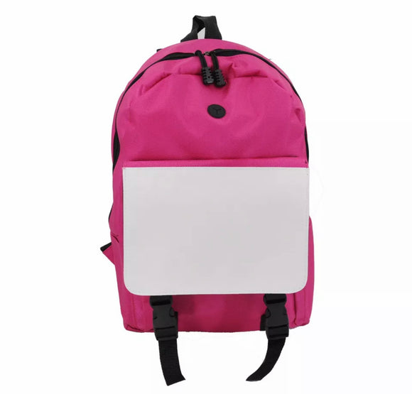Sublimation PINK/BLACK backpack