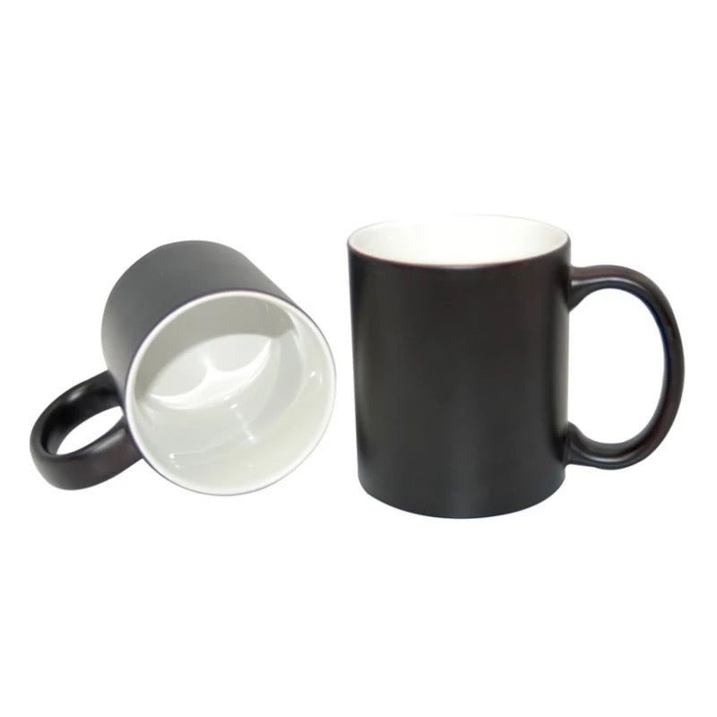 Magic mug 330 ml black matte Sublimation Thermal Transfer Black, MUGS AND  CERAMICS \ MUGS \ MAGICAL MUGS