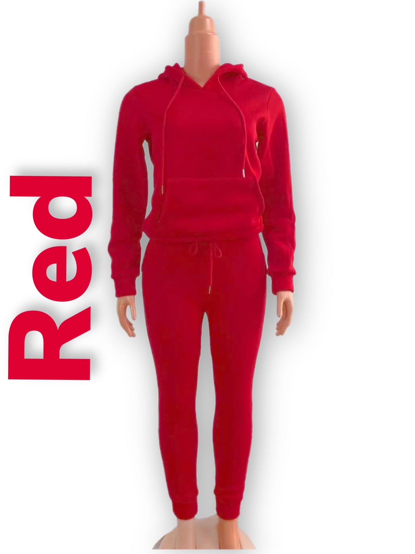 Ladies (slim fit) thick fleece jogger set 65cotton/35polyester SIZE UP! We Sub’N