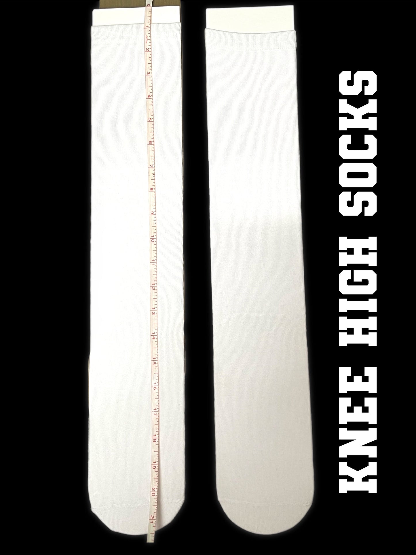 Sublimation knee high sock with gig/insert We Sub’N