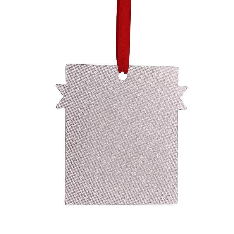 Sublimation Metal Christmas MERRY & BRIGHT Ornament We Sub’N
