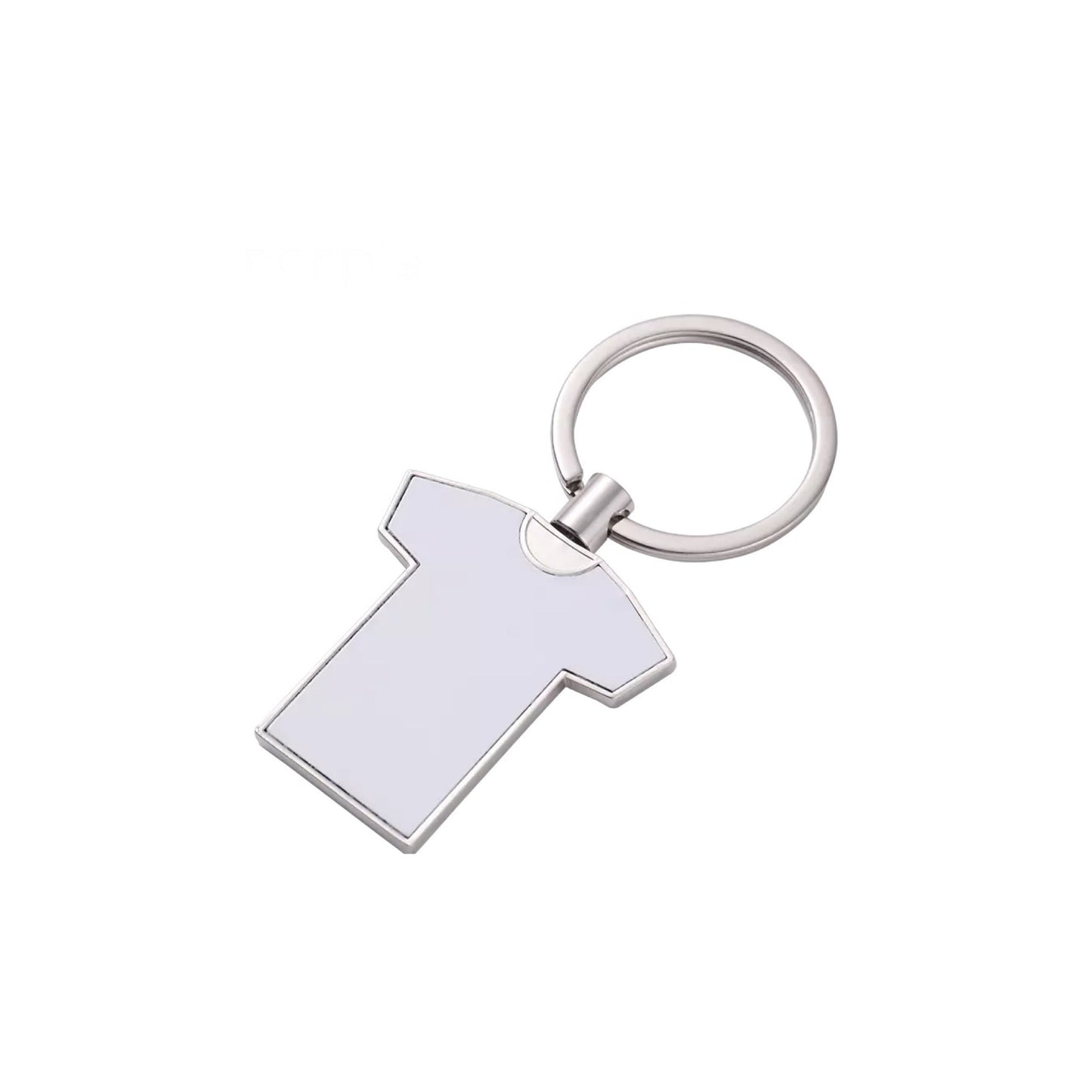 Sublimation / laser engravable Metal t-shirt keychain with box We Sub’N