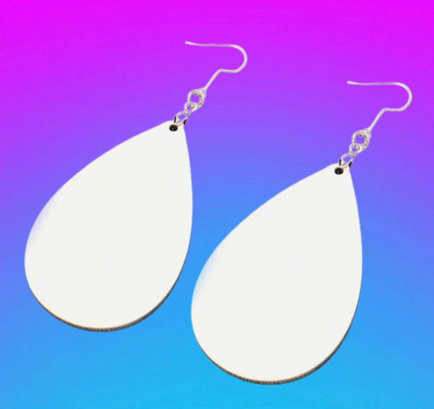 Sublimation blank mdf earring(small) We Sub’N