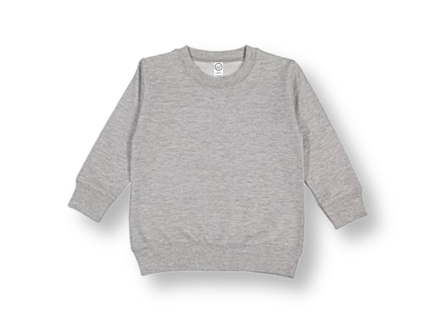 Toddler - youth HEATHERED GRAY We Sub’N ™️ Unisex Sublimation Crew neck sweatshirt infant - ADULT We Sub’N