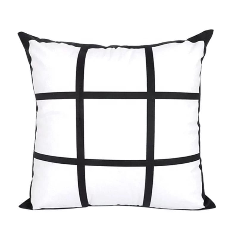 Sublimation double 9 panel SILKY polyester pillow case We Sub’N