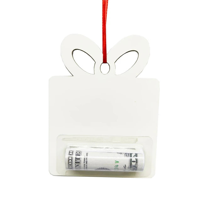 Gift box Sublimation shape mdf money holder We Sub’N