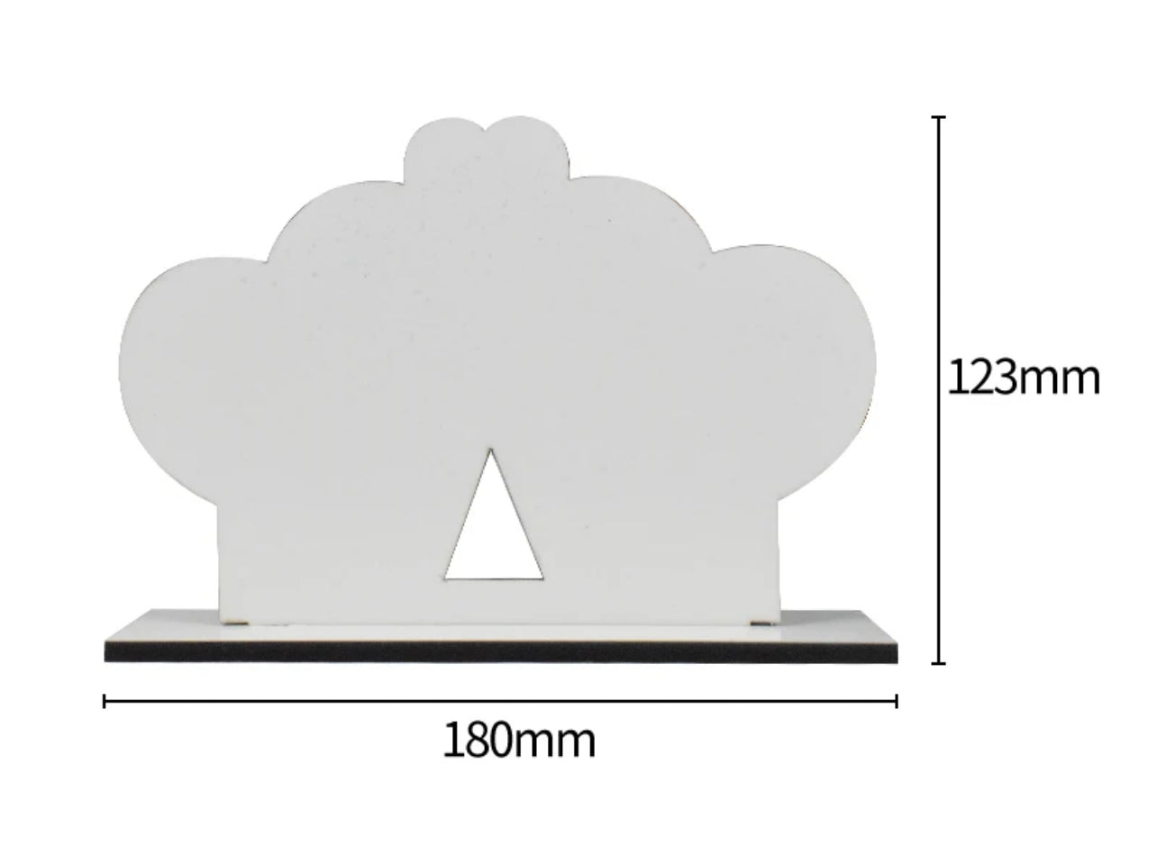 Sublimation double heart Photo Plaque We Sub’N LLC
