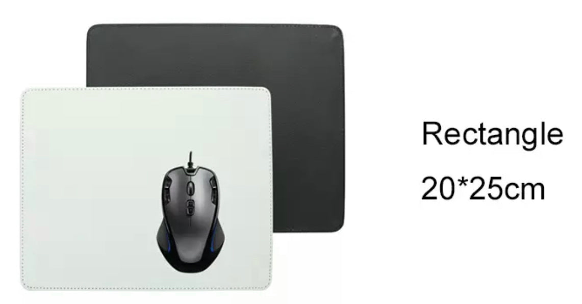 Sublimation pu leather mouse pad We Sub’N