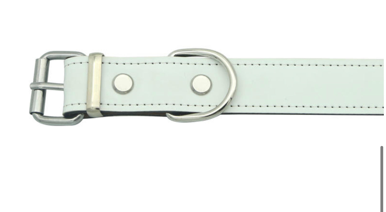 Sublimation faux leather pet collar We Sub’N