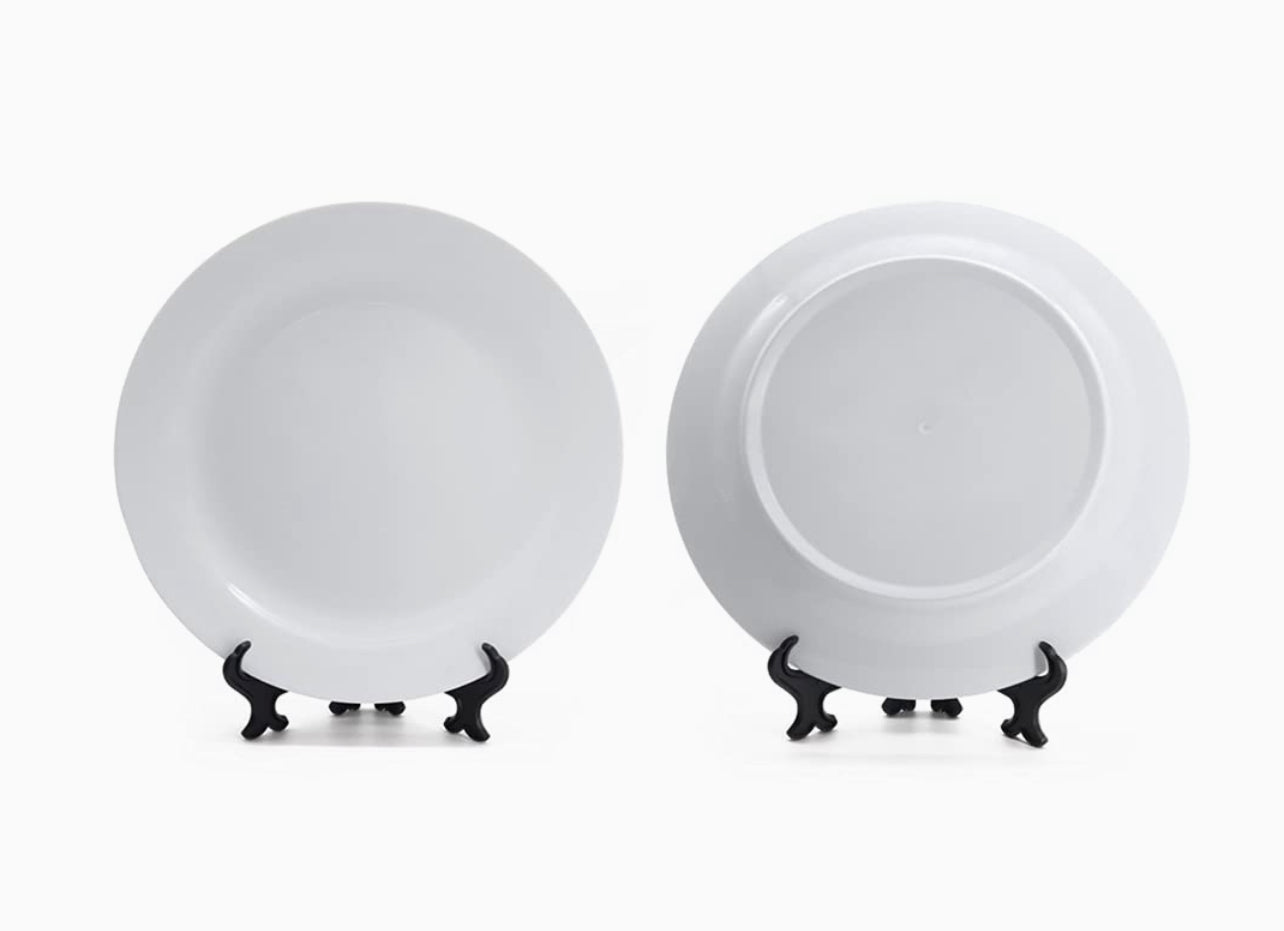 10” sublimation decorative plate WITH easel We Sub’N