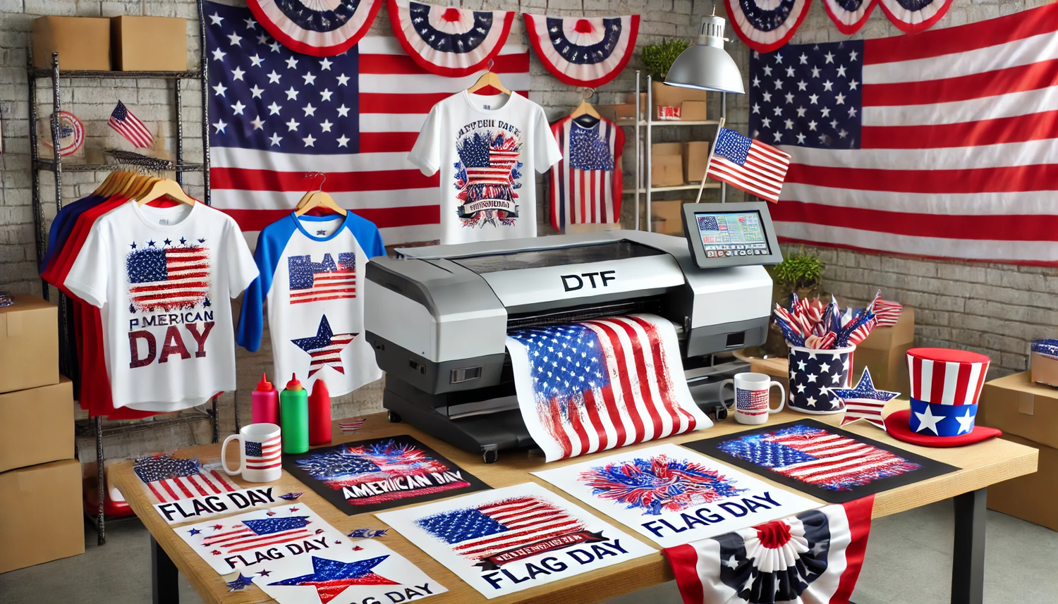 Flag day DTF READY TO PRESS