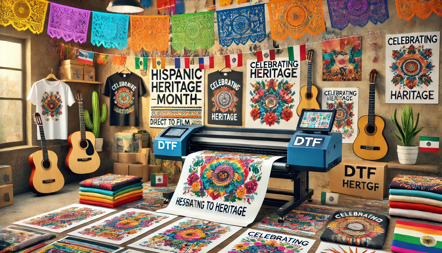 Hispanic Hertiage Month DTF ready to press