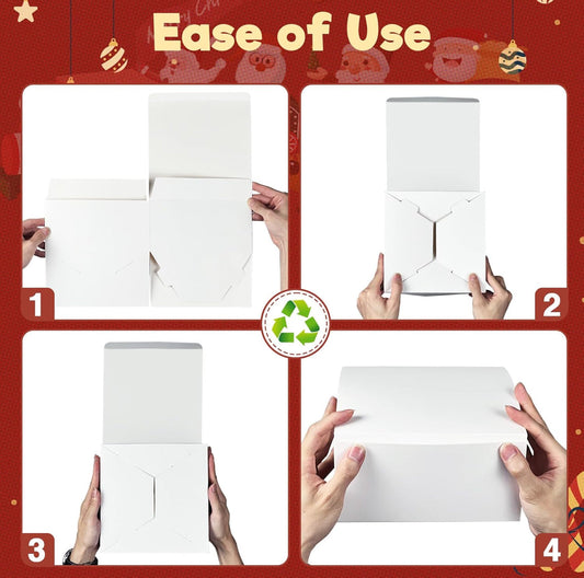 DIY Gift Box White Gift Boxes with Lids We Sub’N