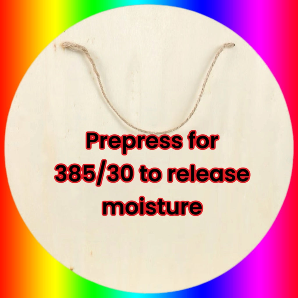 Sublimation circle door hanger We Sub’N