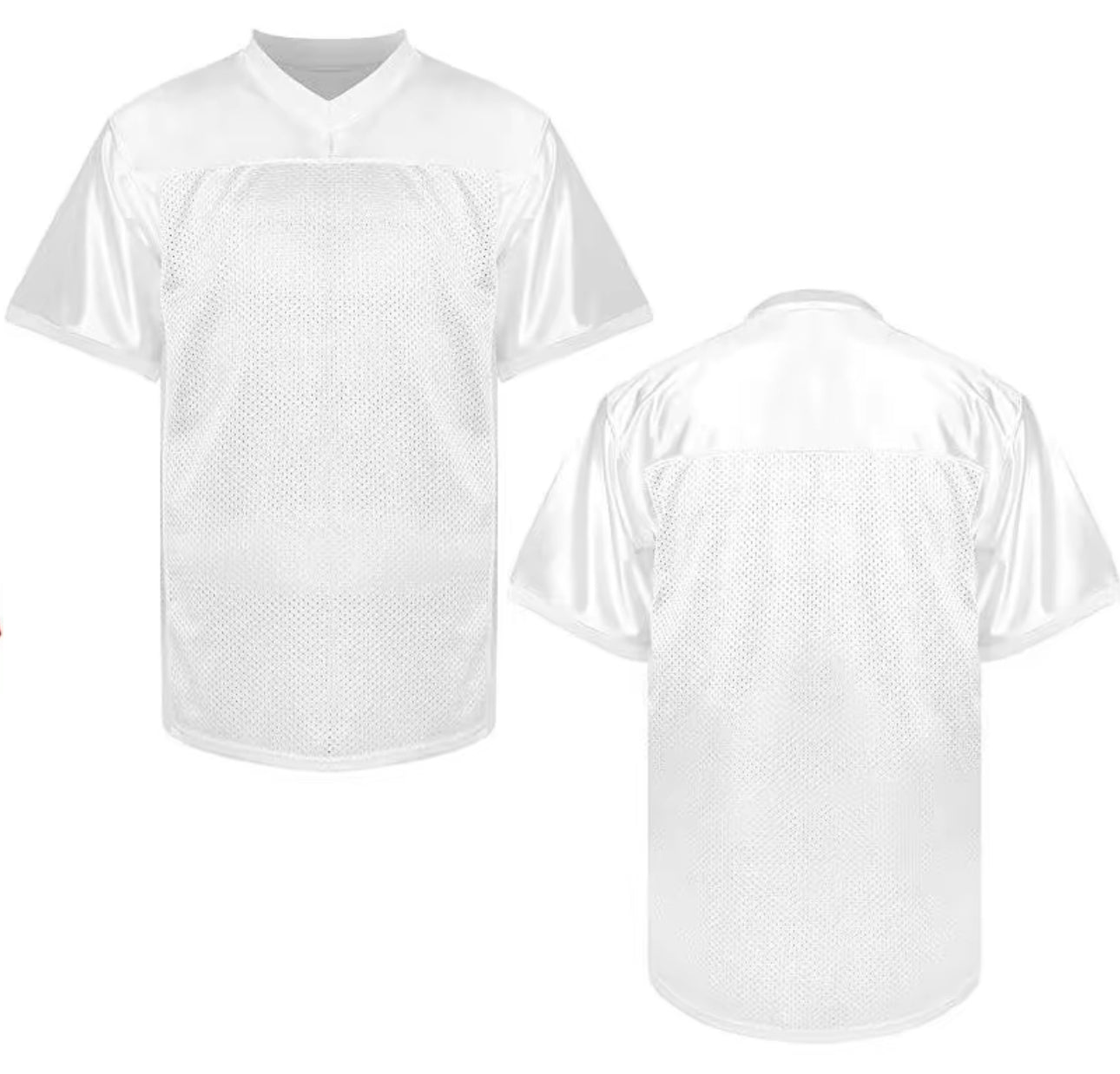 Sublimation blank football jersey (black can not sublimated) We Sub’N