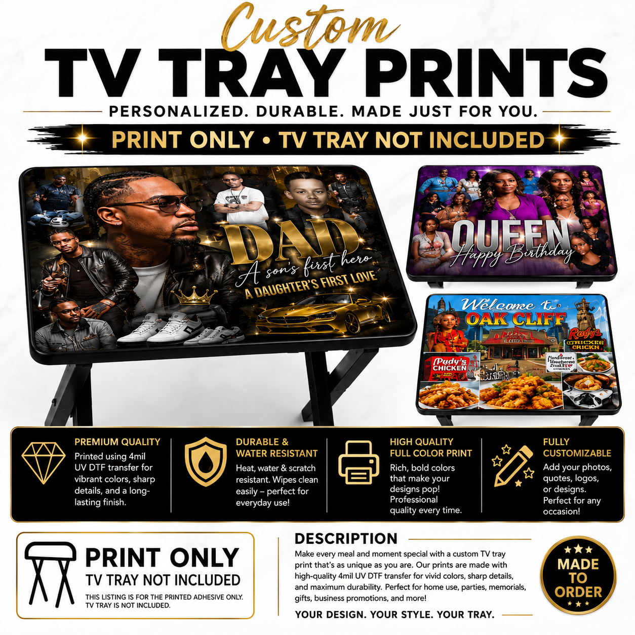 Custom TV Tray Print (Print Only) We Sub’N