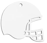 3inch Helmet shape Sublimation ornament /key chain /earring (1)