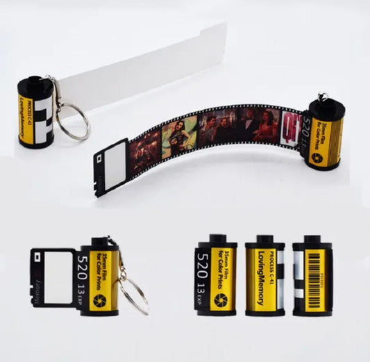 Sublimation film roll canister keychain We Sub’N