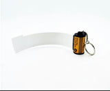 Sublimation film roll canister keychain