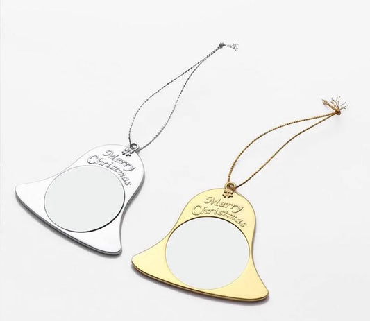 Sublimation bell alloy metal Ornaments We Sub’N