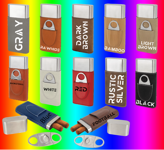 cigar case and  cutter (great for fathers day) NOT FOR SUBLIMATION We Sub’N