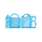 Sublimation blank Lunch box with water bottle (plastic w/ metal insert)