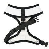 White Polyester Dog Harness - White Sublimation Dog Harness - Vest Dog and Puppy Harness - XS to XL