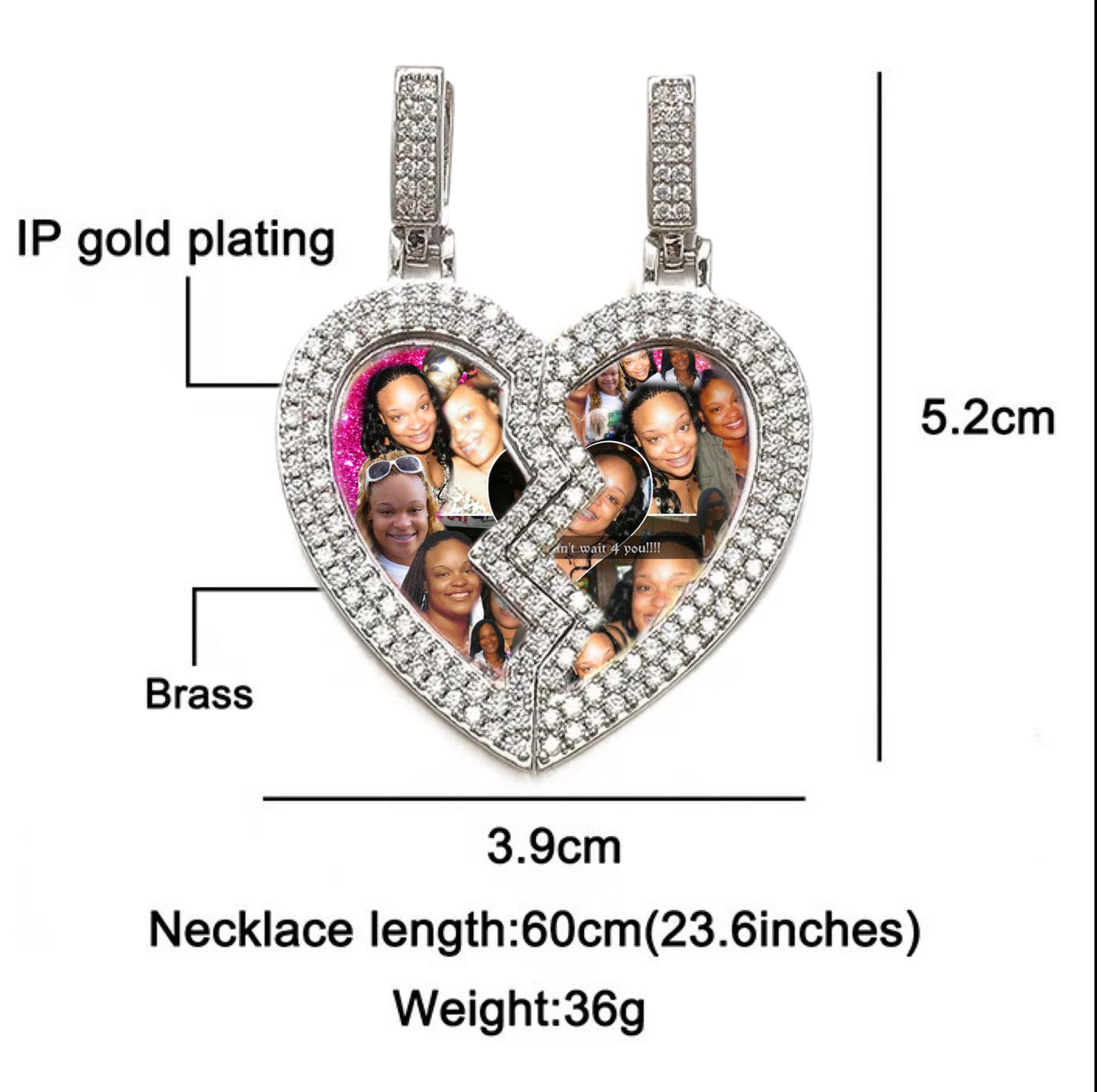 Sublimation Blank Round Necklace Jewelry - China Jewelry and