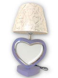 PLEASE READ Sublimation rotating double sided heart lamp