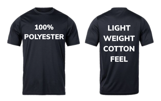 Black Unisex Basic (light weight) Sublimation T-shirt We Sub’N