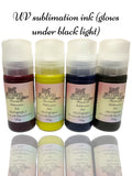 Fluorescent glow Sublimation Ink Refills