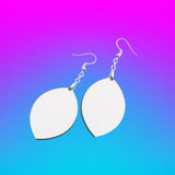 Sublimation blank Small CIRCLE  mdf earring