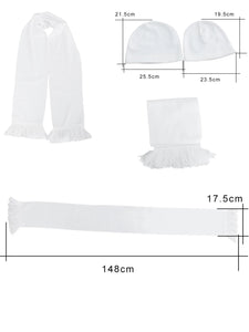 Sublimation Fleece beanie & scarf 🧣 Set