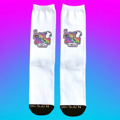We Sub’N ™️Sublimation tube dress Socks WITH INSERT