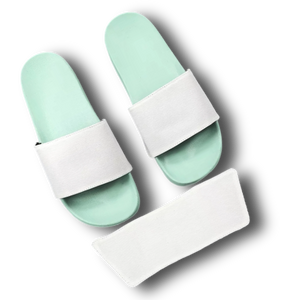 Mint green ADULT Sublimation Slides /  Sandal