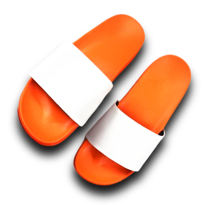 Orange ADULT Sublimation Slides /  Sandal