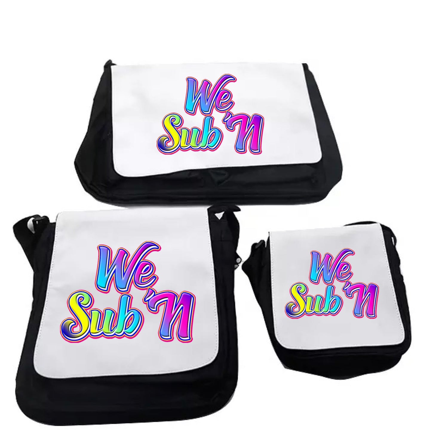 Sublimation messenger bag / PURSE Shoulder bag(multiple variants) We Sub’N